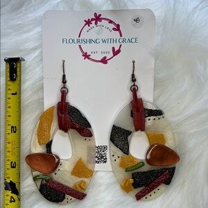 Multicolor Statement Earrings